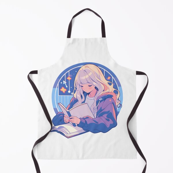 Item preview, Lofi girl the reader - Reading Cartoon Characters designed and sold by Ordinary Life Works.