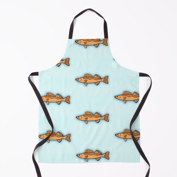 Item preview, Blue and Orange Walleye Print designed and sold by ashlynroseartt.