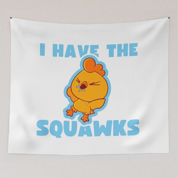 Item preview, Chicken Sneezing, has the SQUAWKS! designed and sold by NorthernSnappy.