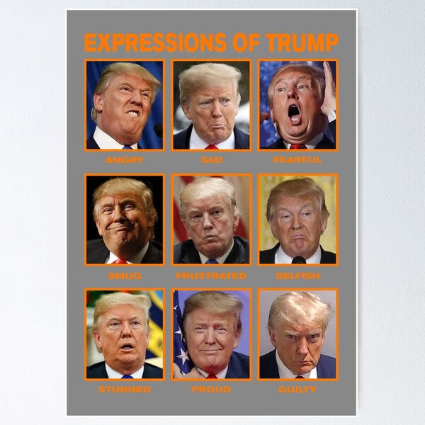 Item preview, Expressions Of Trump (2a) designed and sold by The Passive Canuck.