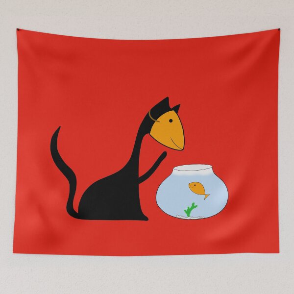 Item preview, Clever catfish: masked intentions of a friendly cat designed and sold by shackledlettuce.