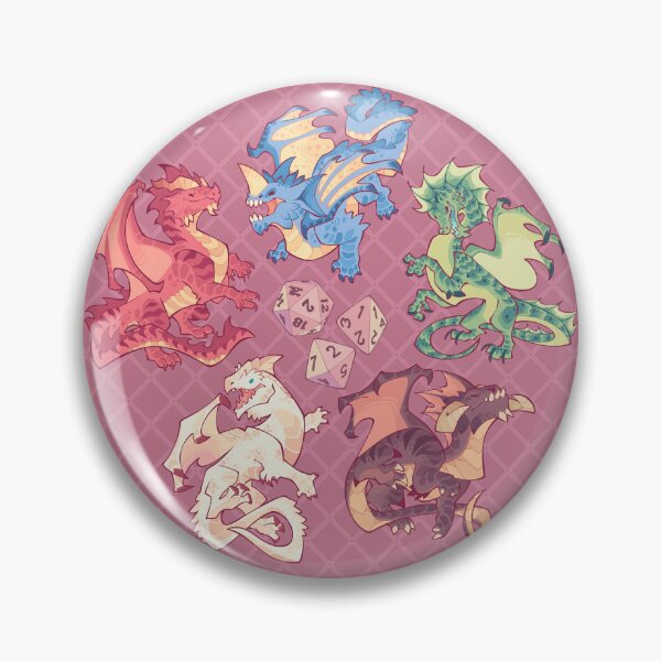 Item preview, Chromatic dragons in red designed and sold by Colordrilos.