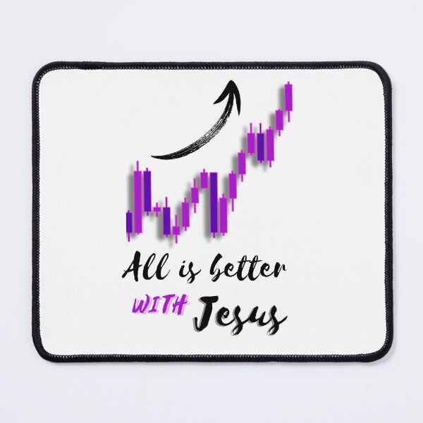 Item preview, All is better with Jesus - Stock Markets designed and sold by Faith-and-Light.