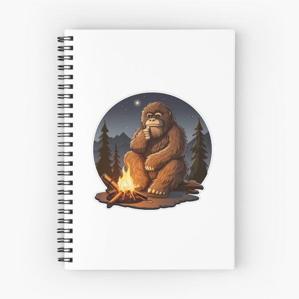 Item preview, Campfire Moonlight Sasquatch designed and sold by Pobru.