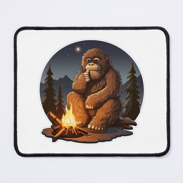 Item preview, Campfire Moonlight Sasquatch designed and sold by Pobru.