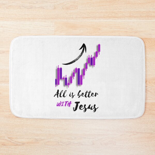 Item preview, All is better with Jesus - Stock Markets designed and sold by Faith-and-Light.