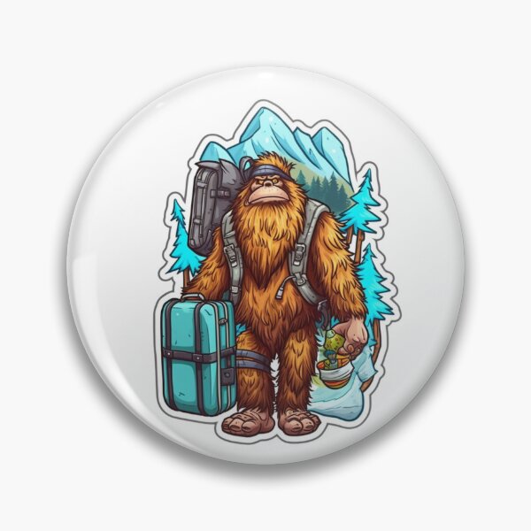 Item preview, Hiking Sasquatch designed and sold by Pobru.