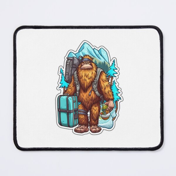 Item preview, Hiking Sasquatch designed and sold by Pobru.