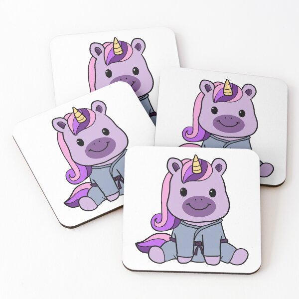 Item preview, Jiu Jitsu purple belt unicorn designed and sold by ArtistryByColls.