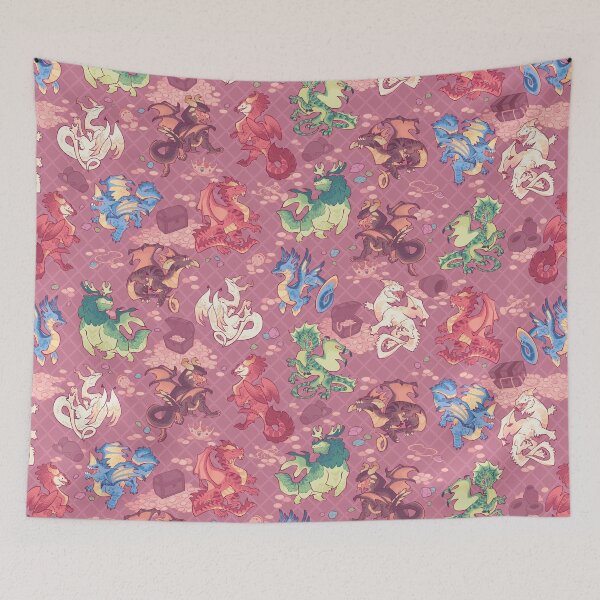 Item preview, Chromatic dragons in red designed and sold by Colordrilos.