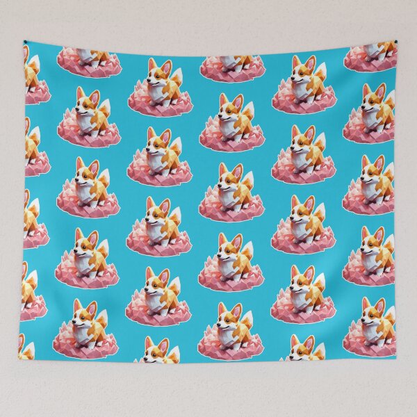 Item preview, Dog Corgi Low poly crystal art designed and sold by WELCRAFT.