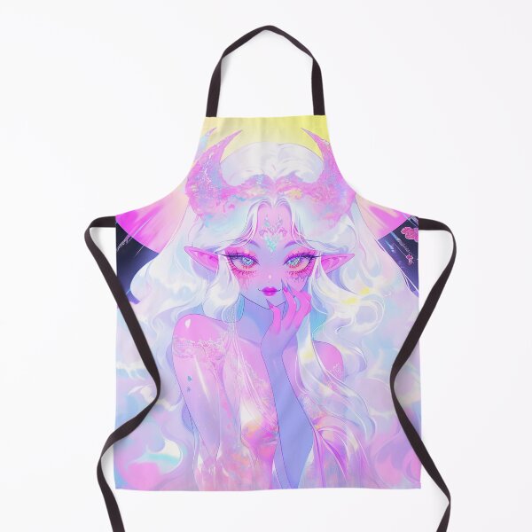 Item preview, Cute Bright Pink Winged Demon Anime Girl designed and sold by bubblegoth.