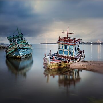 Artwork thumbnail, Thai Fishing Boats by Russell Thorne