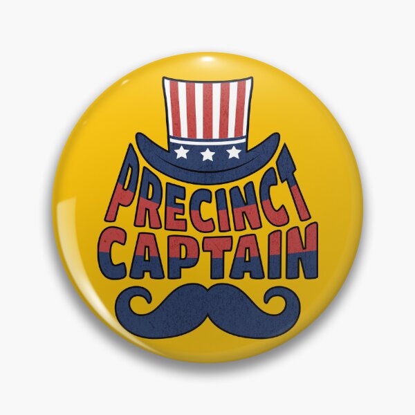 Item preview, Precinct Captain (hat & mustache) designed and sold by HaileyLow.