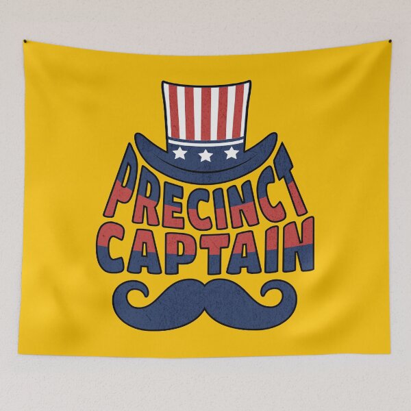Item preview, Precinct Captain (hat & mustache) designed and sold by HaileyLow.
