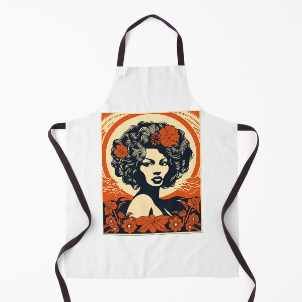 Item preview, Afro-Centric Beauty Amidst Blooms designed and sold by Isabella Martinez.