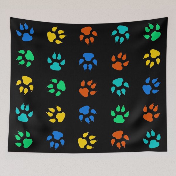 Item preview, Dog Paw Print Pattern designed and sold by radikaldezignz.