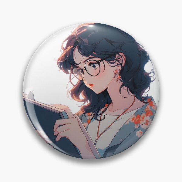 Item preview, Lofi girl the reader - Reading Cartoon Characters designed and sold by Ordinary Life Works.