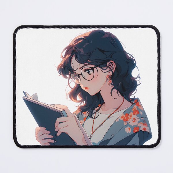 Item preview, Lofi girl the reader - Reading Cartoon Characters designed and sold by Ordinary Life Works.