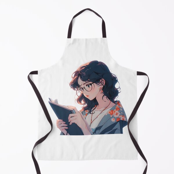Item preview, Lofi girl the reader - Reading Cartoon Characters designed and sold by Ordinary Life Works.