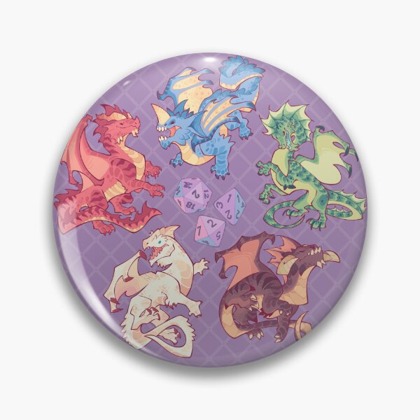 Item preview, Chromatic dragons in purple designed and sold by Colordrilos.