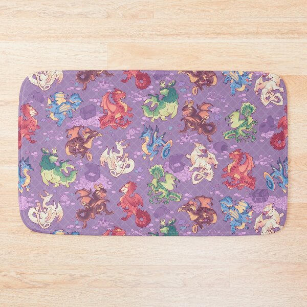 Item preview, Chromatic dragons in purple designed and sold by Colordrilos.
