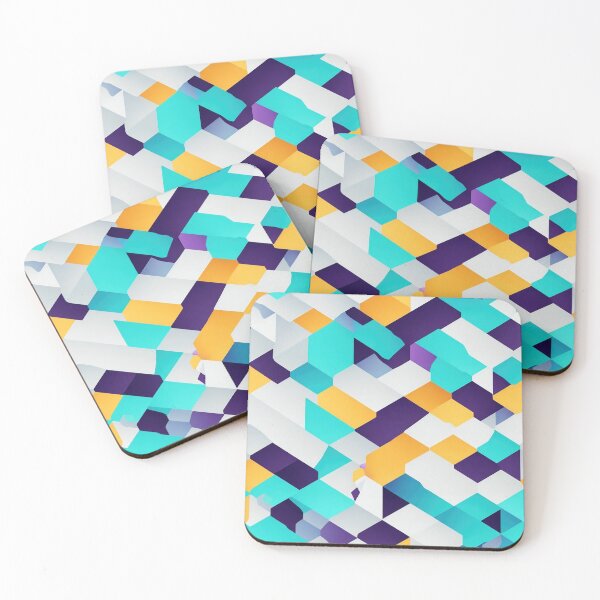 Item preview, Abstract Colorful Geometric Shapes designed and sold by CoolPixels.
