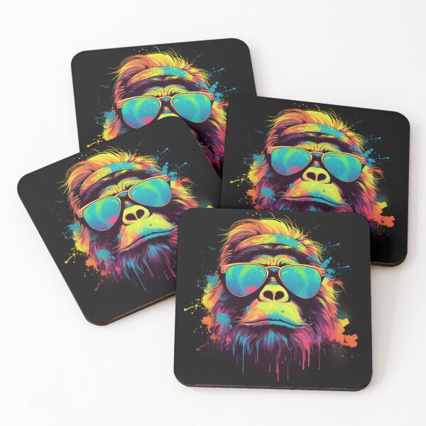 Item preview, Colour Monkey  With Sunglasses designed and sold by Obsidian Ink by Wilshire.
