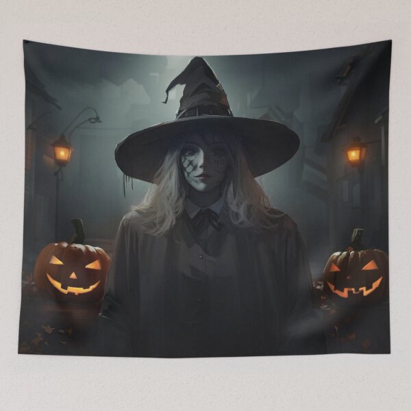 Item preview, Sinister Halloween Witch in Fog #1 designed and sold by Electric-Easel.
