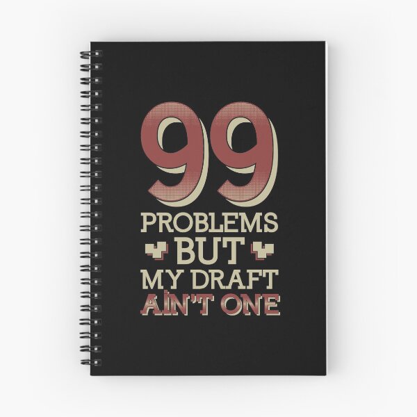 Item preview, 99 Problems But My Draft Ain't One Fantasy Football  designed and sold by BUBLTEES.