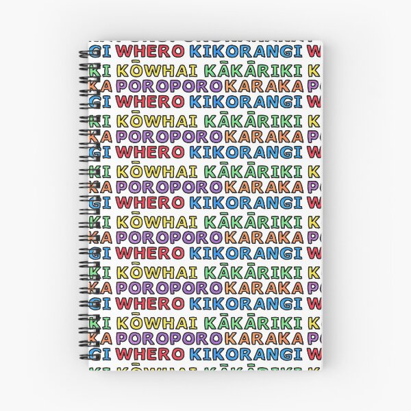 Item preview, Te Reo Maori - Colours designed and sold by Adrienne Body.