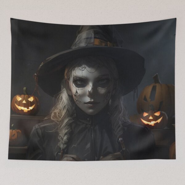 Item preview, Sinister Halloween Witch in Fog #2 designed and sold by Electric-Easel.