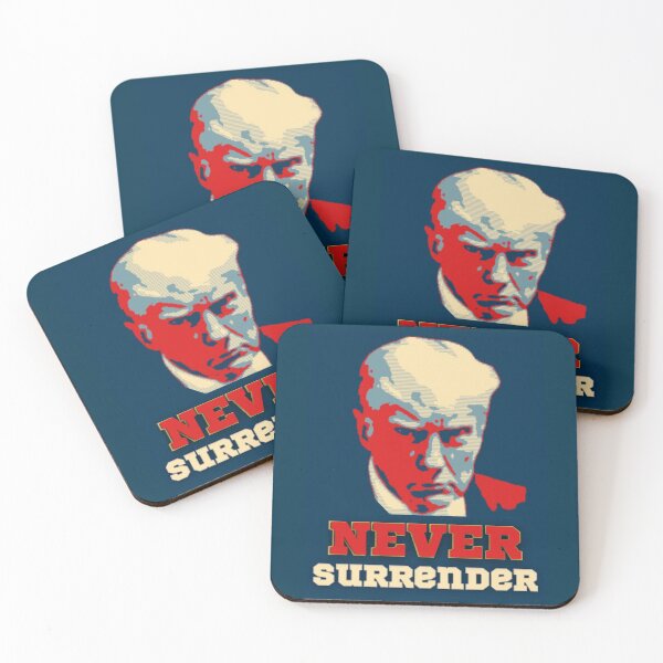Item preview, Trump Mugshot Never Surrender designed and sold by Flirt-Teez.