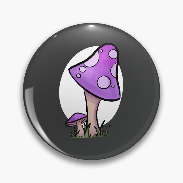 Item preview, Purple Mushroom Decal  designed and sold by spooky-someone.