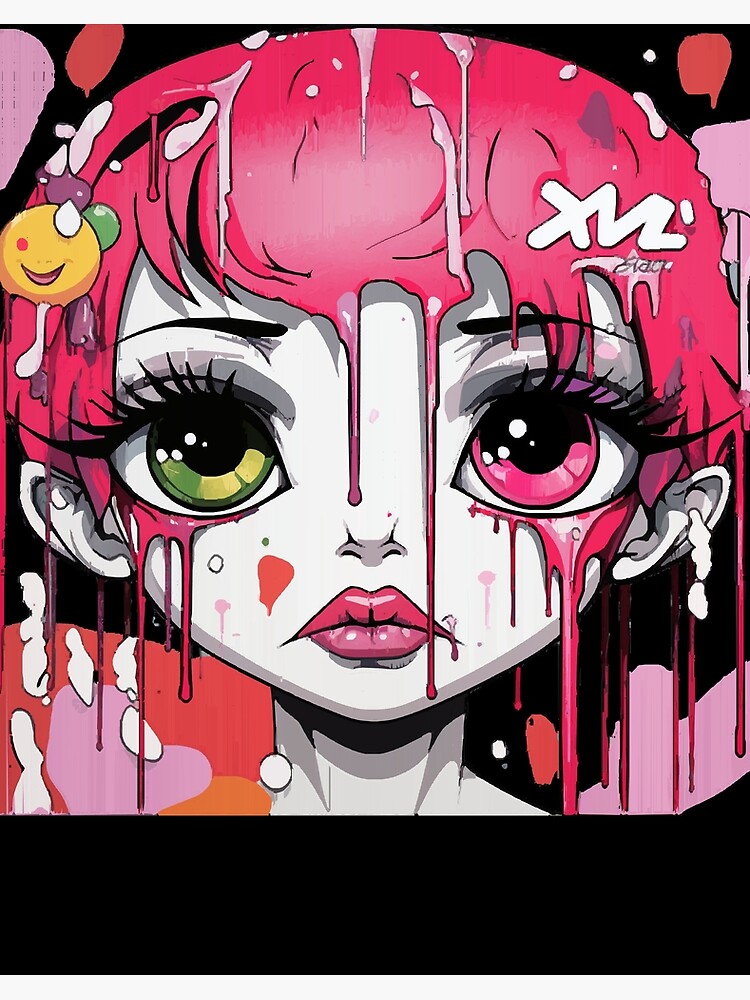 Help Me - Sad Anime Girl | Art Board Print