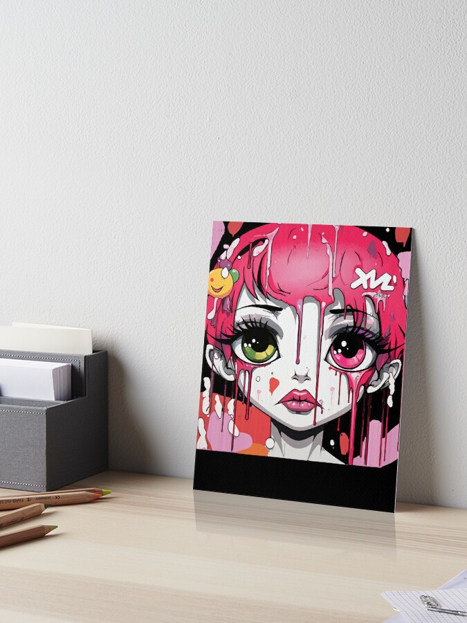 Help Me - Sad Anime Girl | Art Board Print