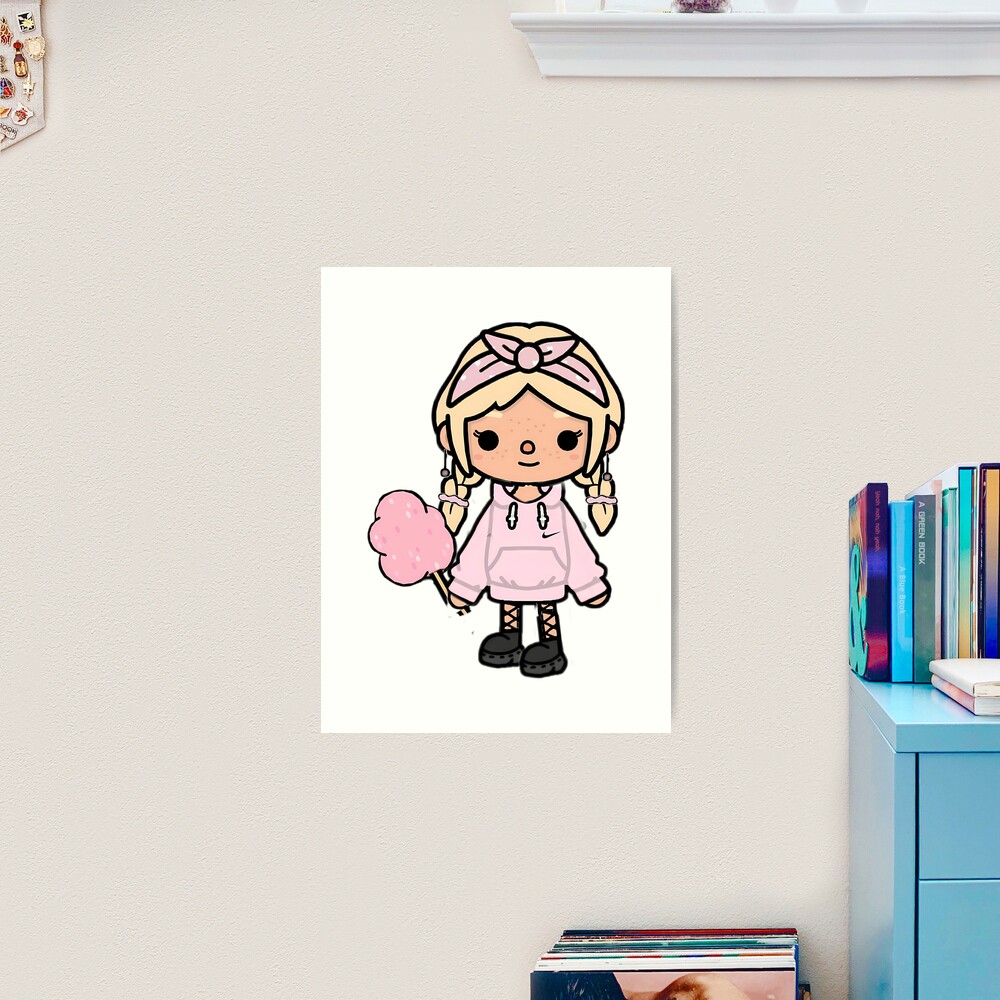 toca boca and gacha life | Art Print