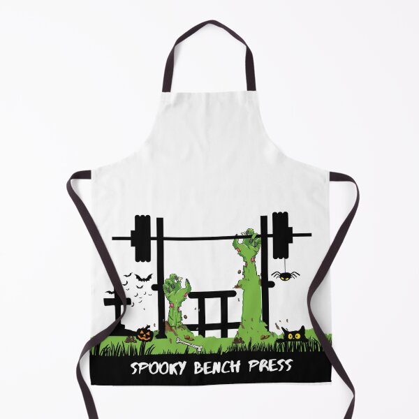 Item preview, Spooky Zombie Bench Press Halloween Gym Workout designed and sold by youcanpowerlift.