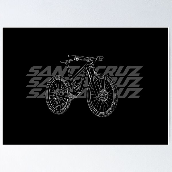 Item preview, White MTB Santa Cruz designed and sold by Prismadp.