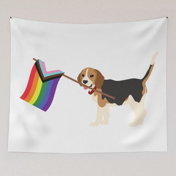 Item preview, Pride Beagle designed and sold by nyccatmom.