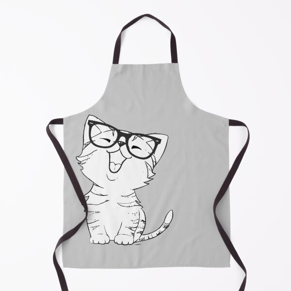 Item preview, Happy Cat with Glasses designed and sold by KGoPrintables.