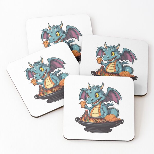Item preview, Dragon BBQ (white background) designed and sold by Tabuku.