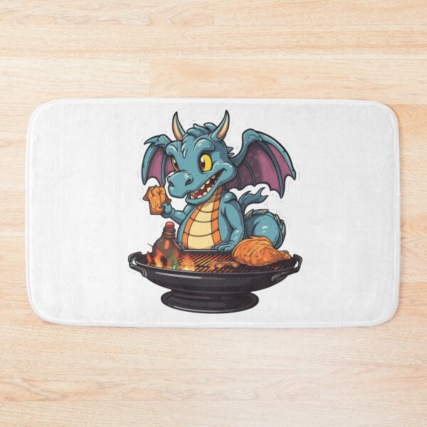 Item preview, Dragon BBQ (white background) designed and sold by Tabuku.
