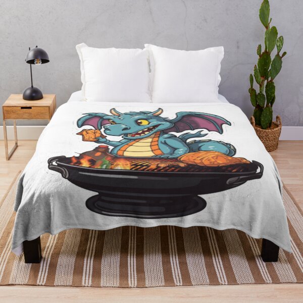 Item preview, Dragon BBQ (white background) designed and sold by Tabuku.