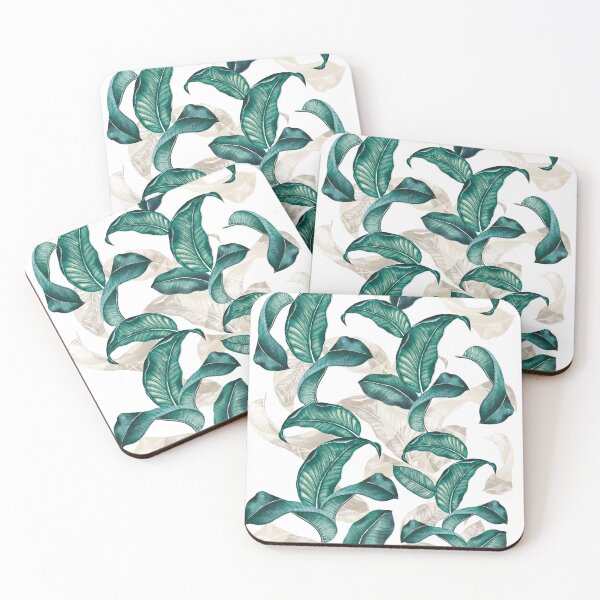 Item preview, leaves, tropical, summer print, swimwear pattern, watercolors designed and sold by mintdiamond21.