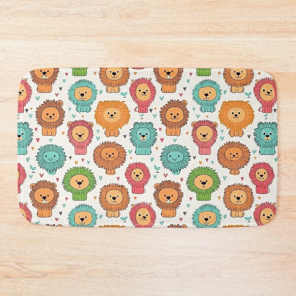 Item preview, cute lion seamless designed and sold by NatthyDesign.