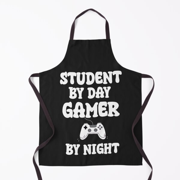 Item preview, funny gamers student by day gamer by night video games designed and sold by TownDesigns.