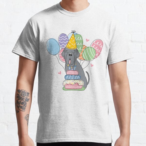 Item preview, Blue Neapolitan Mastiff Neo Dog Birthday Party designed and sold by Lulupainting.