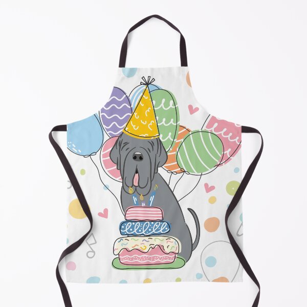 Item preview, Blue Neapolitan Mastiff Neo Dog Birthday Party designed and sold by Lulupainting.