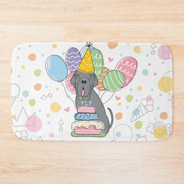Item preview, Blue Neapolitan Mastiff Neo Dog Birthday Party designed and sold by Lulupainting.